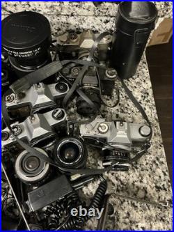 Huge Lot Of Vintage Cameras And Lenses For Parts Or Repair