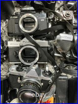 Huge Lot Of Vintage Cameras And Lenses For Parts Or Repair