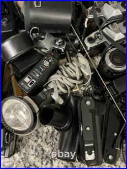 Huge Lot Of Vintage Cameras And Lenses For Parts Or Repair