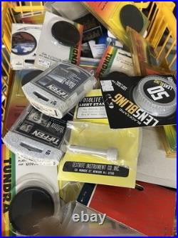 Huge Lot Of Vintage New Used Camera Accessories To Much To List