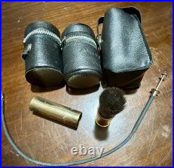 Huge Vintage Camera Lot Olympus & CPC Lenses, Flashes, Sony Cage, Tripod, Bag