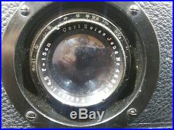 Ica Reflex Camera Carl Zeiss Jena Tessar lens 14.5 F = 15cm 150mm VINTAGE, NICE