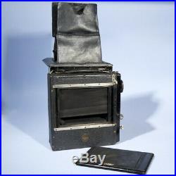 Ihagee Patent Folding Reflex Camera 9x12 / Meyer Veraplan 16.5cm f/4.5 Lens Read