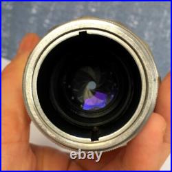 JUPITER 11 Soviet Vintage lens 4 / 135mm Mount M42 Silver Telephoto lens