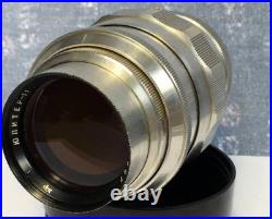 JUPITER 11 Soviet Vintage lens 4 / 135mm Mount M42 Silver Telephoto lens