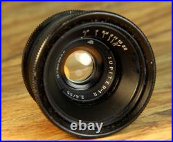 JUPITER-12 35mm f/2.8 Soviet Lens! M39! Mount for Vintage Photography