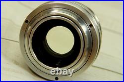 JUPITER-8 2/50 soviet vintage rangefinder lens M39 mount / Silver