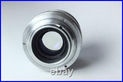 JUPITER-8 50 mm f2 M39 Lens for Leica LM Rangefinder Vintage Soviet Photo Optic