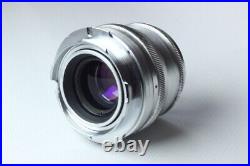 JUPITER-8 50 mm f2 M39 Lens for Leica LM Rangefinder Vintage Soviet Photo Optic
