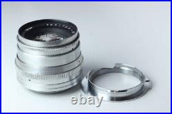 JUPITER-8 50 mm f2 M39 Lens for Leica LM Rangefinder Vintage Soviet Photo Optic
