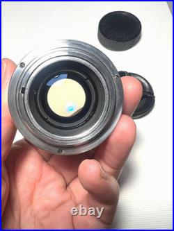 JUPITER-8 50mm f/2 Soviet Vintage Rangefinder Lens M39 LTM Leica Silver Photo