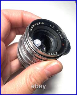 JUPITER-8 50mm f/2 Soviet Vintage Rangefinder Lens M39 LTM Leica Silver Photo JUPITER-8 50mm f/2 Soviet Vintage Rangefinder Lens M39 LTM Leica Silver Photo