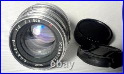 JUPITER-8 50mm f/2 Soviet Vintage Rangefinder Lens M39 LTM Leica Silver Photo JUPITER-8 50mm f/2 Soviet Vintage Rangefinder Lens M39 LTM Leica Silver Photo
