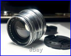 JUPITER-8 50mm f/2 Soviet Vintage Rangefinder Lens M39 LTM Leica Silver Photo JUPITER-8 50mm f/2 Soviet Vintage Rangefinder Lens M39 LTM Leica Silver Photo