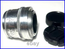 JUPITER-8 50mm f/2 Soviet Vintage Rangefinder Lens M39 LTM Leica Silver Photo JUPITER-8 50mm f/2 Soviet Vintage Rangefinder Lens M39 LTM Leica Silver Photo