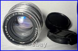 JUPITER-8 50mm f/2 Soviet Vintage Rangefinder Lens M39 LTM Leica Silver Photo JUPITER-8 50mm f/2 Soviet Vintage Rangefinder Lens M39 LTM Leica Silver Photo