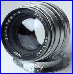 JUPITER-8 f2 50 mm M39 Lens for Leica M Rangefinder Vintage Photo Optic