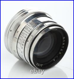 JUPITER 8 lens CLEAN 50mm f2.0 M39 mount Leica M Portrait Rangefinder Vintage