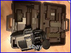 JVC BY-110 Video Camera HZ-110 Lens Vintage 1988 Viewfinder VF-115U Untested