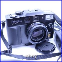 JunkPanasonic DMC-LC5 Black With Lens hood Japanese vintage camera From JAPAN