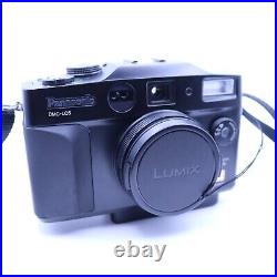 JunkPanasonic DMC-LC5 Black With Lens hood Japanese vintage camera From JAPAN JunkPanasonic DMC-LC5 Black With Lens hood Japanese vintage camera From JAPAN