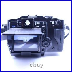 JunkPanasonic DMC-LC5 Black With Lens hood Japanese vintage camera From JAPAN JunkPanasonic DMC-LC5 Black With Lens hood Japanese vintage camera From JAPAN