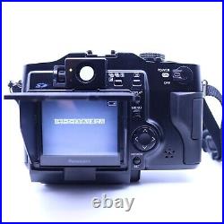 JunkPanasonic DMC-LC5 Black With Lens hood Japanese vintage camera From JAPAN