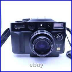 JunkPanasonic DMC-LC5 Black With Lens hood Japanese vintage camera From JAPAN JunkPanasonic DMC-LC5 Black With Lens hood Japanese vintage camera From JAPAN