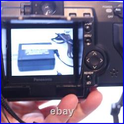 JunkPanasonic DMC-LC5 Black With Lens hood Japanese vintage camera From JAPAN