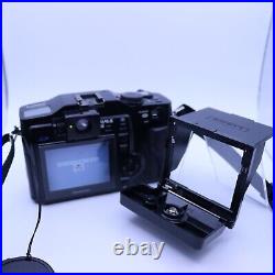 JunkPanasonic DMC-LC5 Black With Lens hood Japanese vintage camera From JAPAN JunkPanasonic DMC-LC5 Black With Lens hood Japanese vintage camera From JAPAN