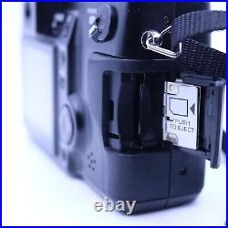 JunkPanasonic DMC-LC5 Black With Lens hood Japanese vintage camera From JAPAN