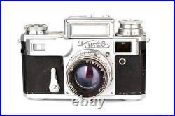 KIEV-3 vintage camera rangefinder with Jupiter-8 2/50mm lens FULLY WORKING