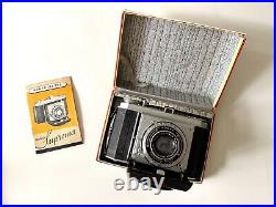 KODAK Suprema 30s Vintage Film Camera Original Box And Manual Xenar lens Germany
