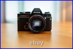 KONICA Autoreflex TC with Hexanon AR 57mm F 1.4 lens, Vintage 35m Film Camera