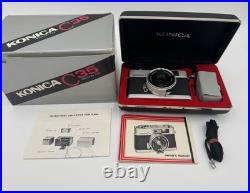 KONICA C35 FM 35mm Camera WithHexanon F2.8 38mm Lens VTG, Japan, NIB