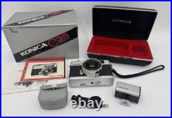 KONICA C35 FM 35mm Camera WithHexanon F2.8 38mm Lens VTG, Japan, NIB