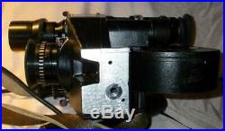 KONVAS 1KCP-1M movie film camera w 15EPSS motor 28mm 50mm 135mm lens woody box