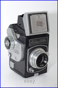 Kalimar Reflex SL 6x6cm SLR camera with Kaligar 80mm f3.5 lens. PARTS! AS-IS