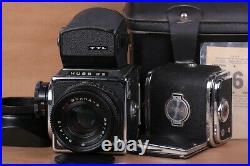 Kiev-88 Camera TTL 6x6 lens VOLNA-3 2.8/80 lens USSR Soviet Vintage Kiev