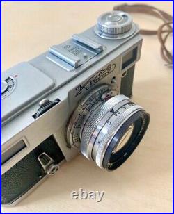 Kiev/Kyiv 4 Vintage Soviet Rangefinder Camera. Lens Jupiter-8m + Video