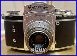 Kine Exacta Ihagee Dresden 35MM SLR Vintage Camera Ihagee Anastigmat Lens & Case