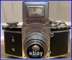 Kine Exacta Ihagee Dresden 35MM SLR Vintage Camera Ihagee Anastigmat Lens & Case