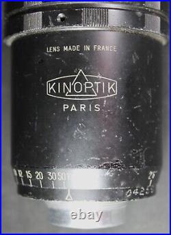 Kinoptik Apochromat 1/2 f/75mm Cine Camera Lens Vintage