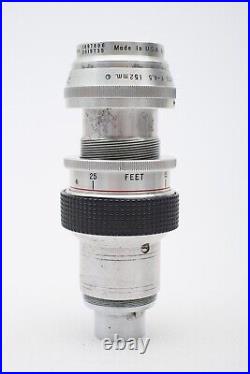 Kodak Cine 15mm f2.5 Wide+50mm f1.6 FAST+152mm f4.5 S+C-Mount Lens+LOT+WORK+NICE
