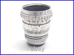 Kodak Cine Ektar Lens 15mm f/2.5 Vintage Wide Angle C Mount Camera Lens EI 1523