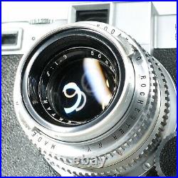 Kodak EKTRA 35mm Film Rangefinder Camera Ektar 50mm f1.9 Lens Works! RARE