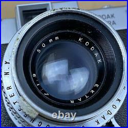 Kodak Ektra Rangefinder Camera With 50mm 1.9 Lens 1941 #2806