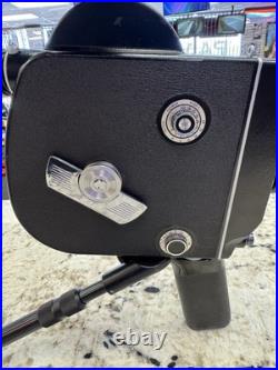 Krasnogorsk-3 16mm Movie Camera Meteor 5-1 Lens Bayonet USSR Vintage Very Good