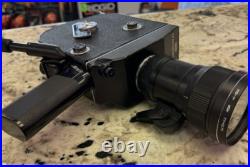 Krasnogorsk-3 16mm Movie Camera Meteor 5-1 Lens Bayonet USSR Vintage Very Good
