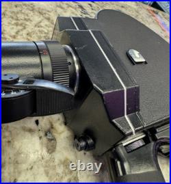 Krasnogorsk-3 16mm Movie Camera Meteor 5-1 Lens Bayonet USSR Vintage Very Good